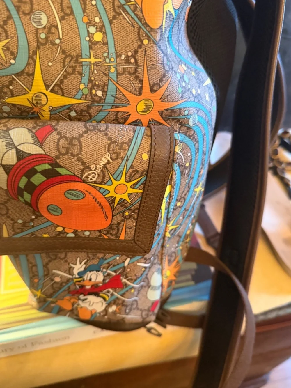 Gucci x Disney Donald Duck backpack
